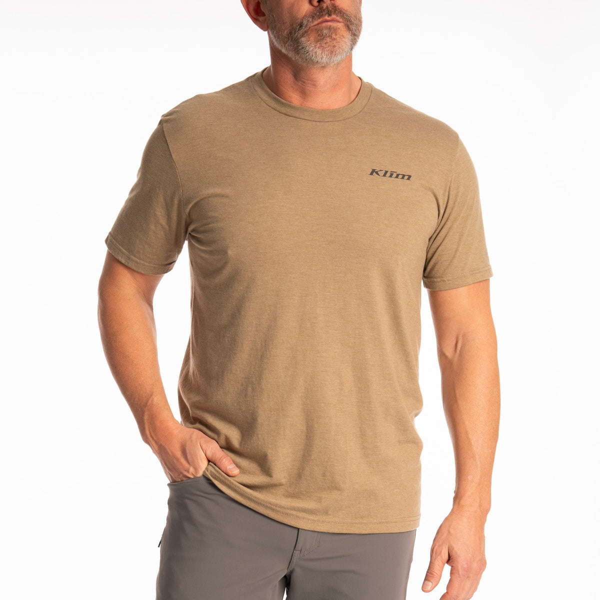 Guts n' Glory Tri-blend Tee Coyote Brown Heather - Asphalt