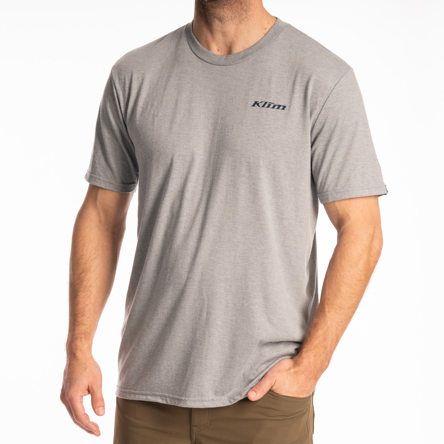Guts n' Glory Tri-blend Tee Heathered Gray - Dress Blues