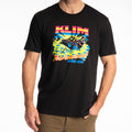 Snowcrest Tri-blend Tee Black - Hi-Vis