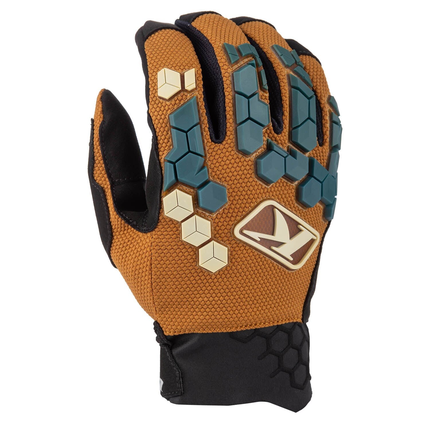 Klim Dakar Glove Golden Brown - Petrol