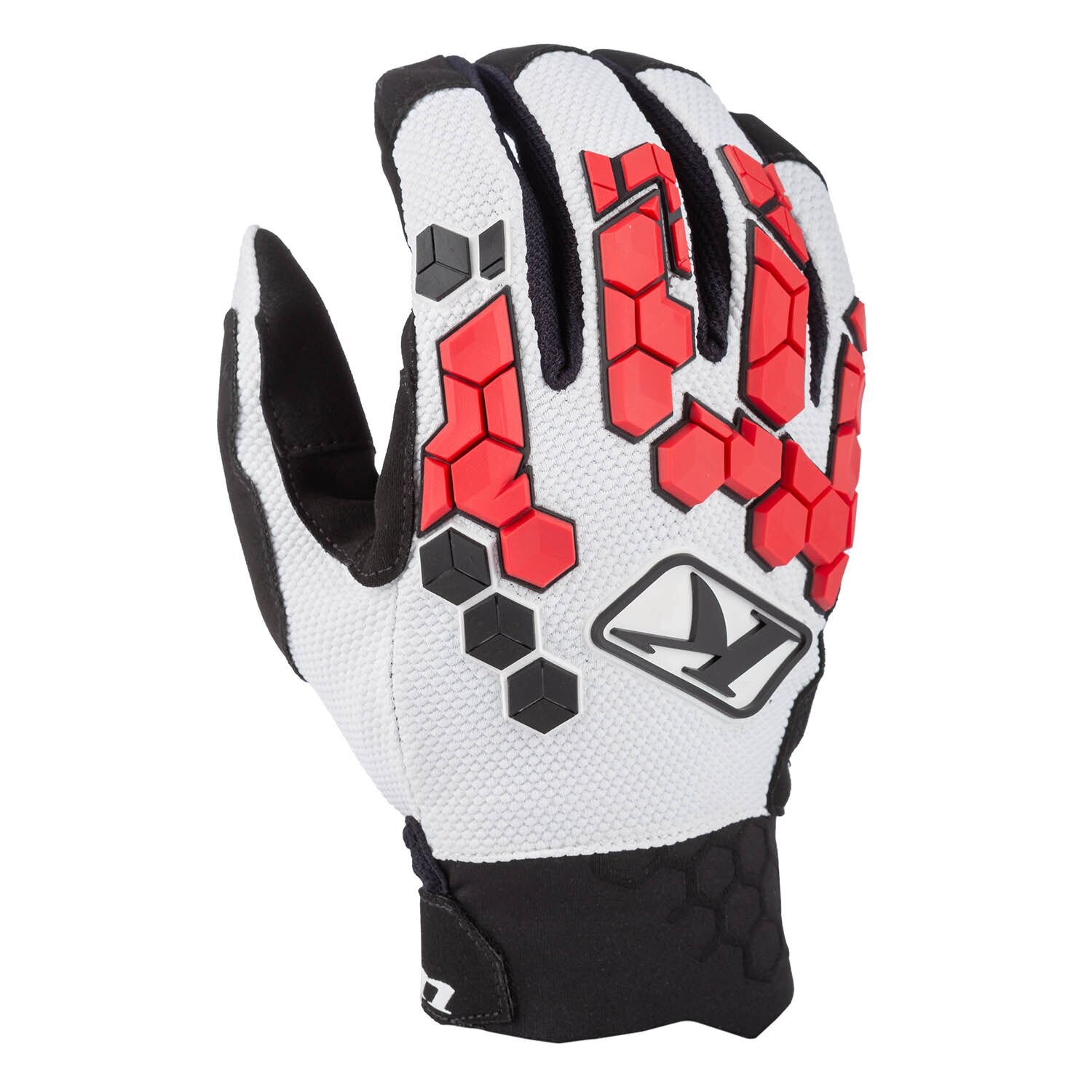 Klim Dakar Glove White - Black
