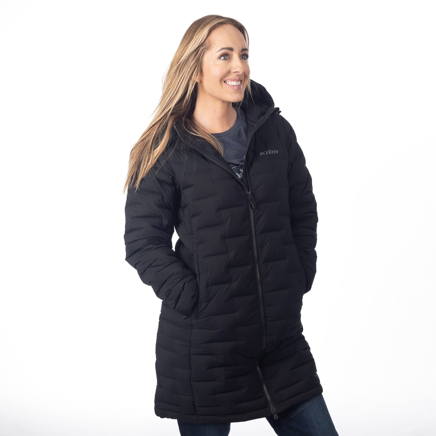 Luna Stretch Down Parka Black
