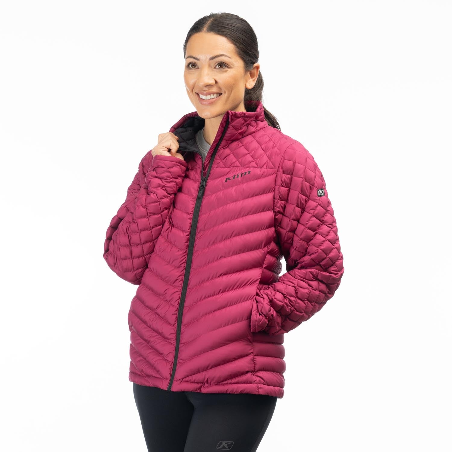 Antora Featherless Jacket Raspberry Radiance - Black