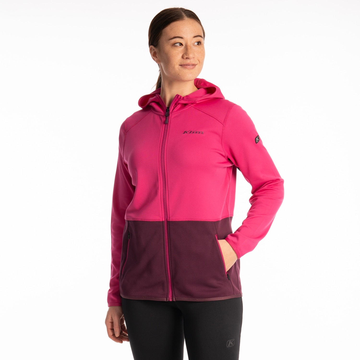 Solitude Hoodie Fuchsia Red - Italian Plum