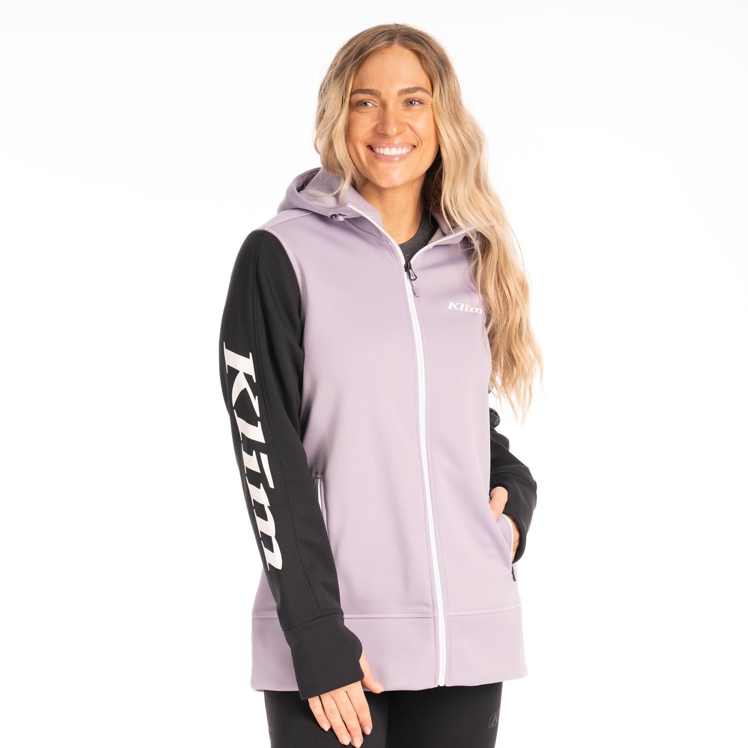 Visita Long Hoodie Wisteria - Black