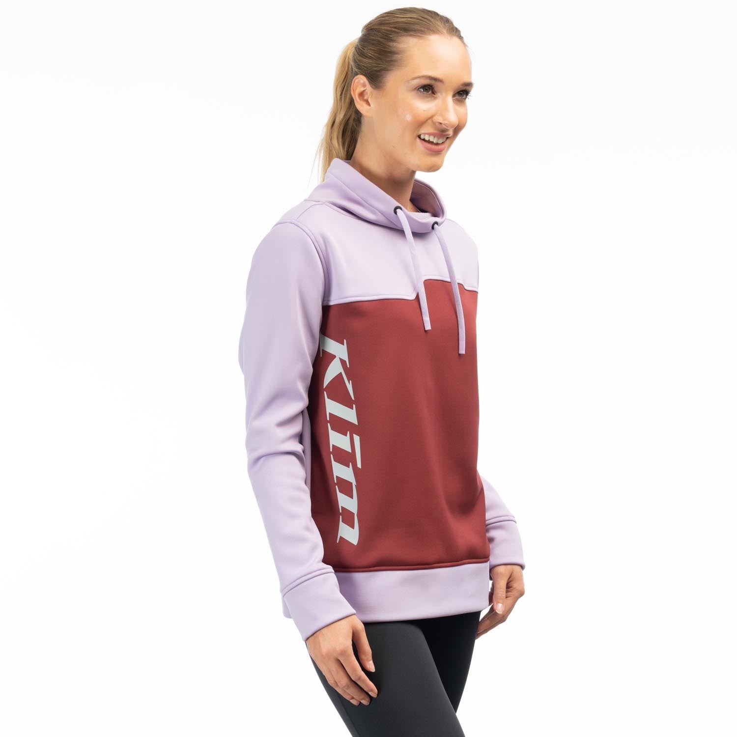 Accelerate Pullover Lavender Heist - Cabernet