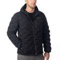 Boulder Stretch Down Hooded Jacket Black