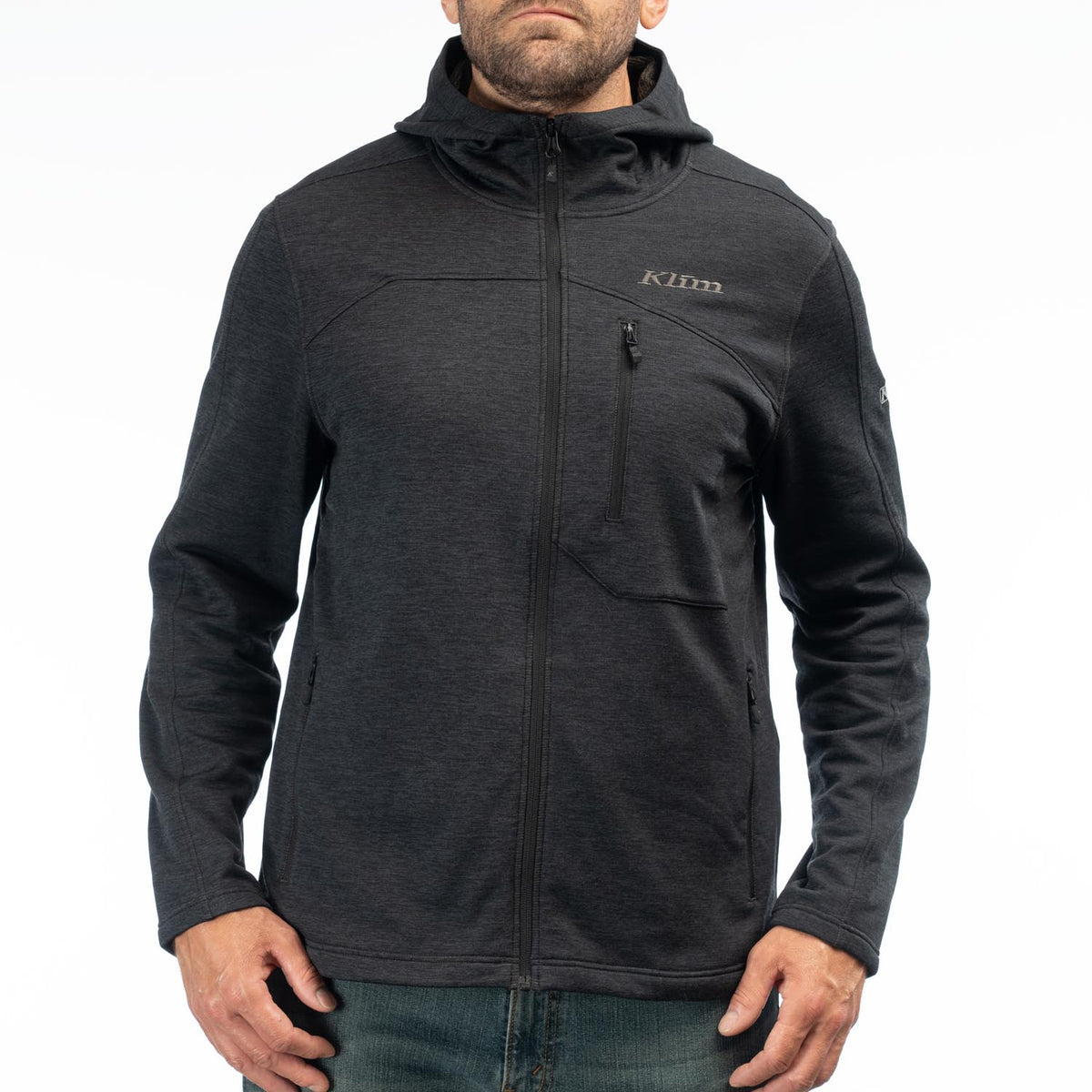 Echo Wool Fleece Hoodie - Black