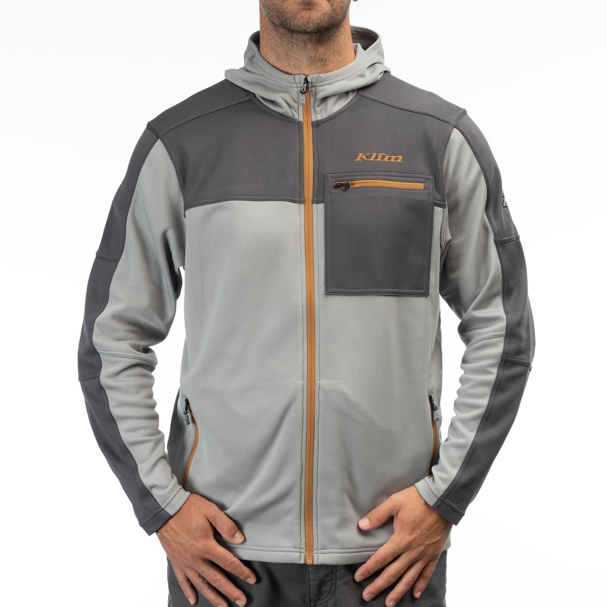 Glacier Hoodie - Monument - Asphalt
