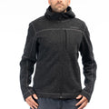 Bighorn Canyon Wool Fleece Hoodie - Black Heather