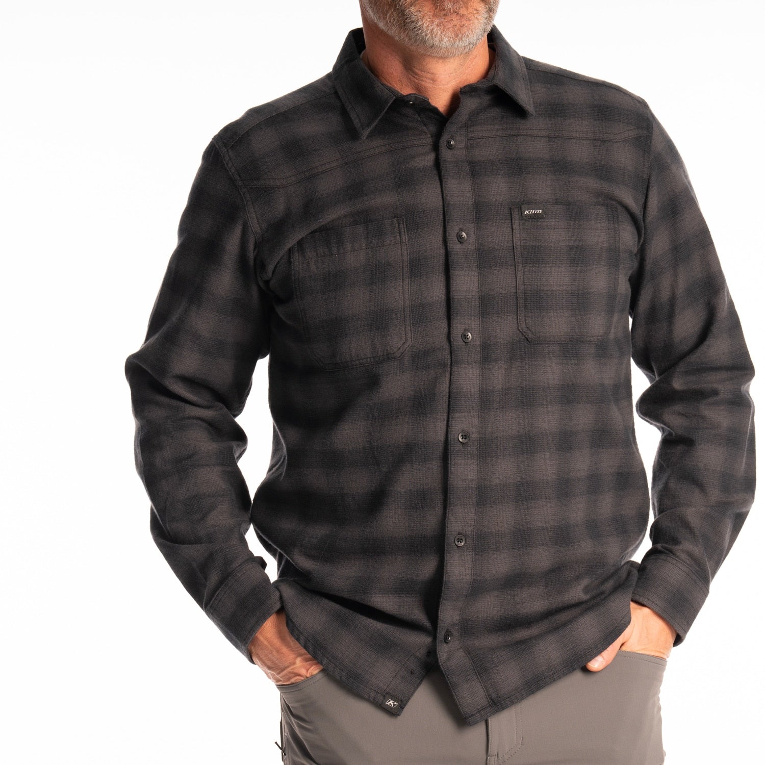 Table Rock Midweight Flannel Shirt - Black