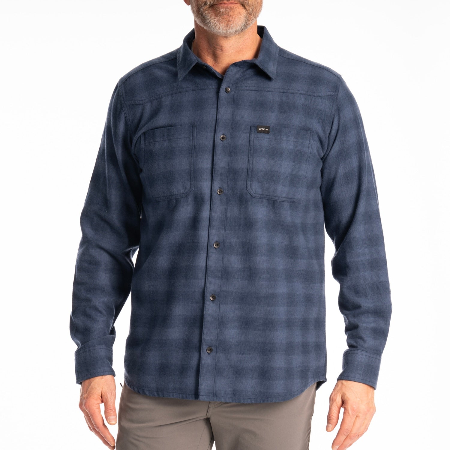 Table Rock Midweight Flannel Shirt - Dress Blues