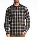 Alderson Midweight Flannel Shirt - Black - Asphalt