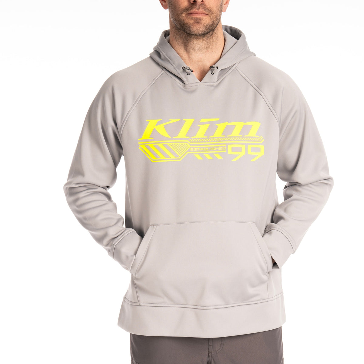 Foundation Pullover Hoodie - Monument - Hi-Vis