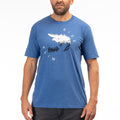 Ride Tri-blend Tee Royal Frost - White