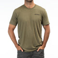 Mountain Peak Tri-blend Tee Military Green Frost - Black