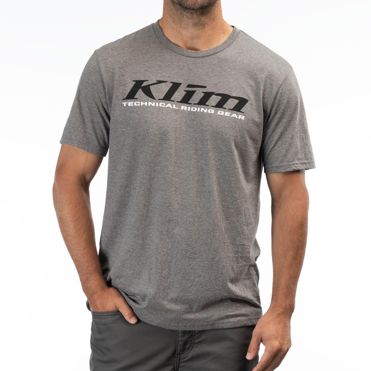 K Corp SS T Gray Frost - Black
