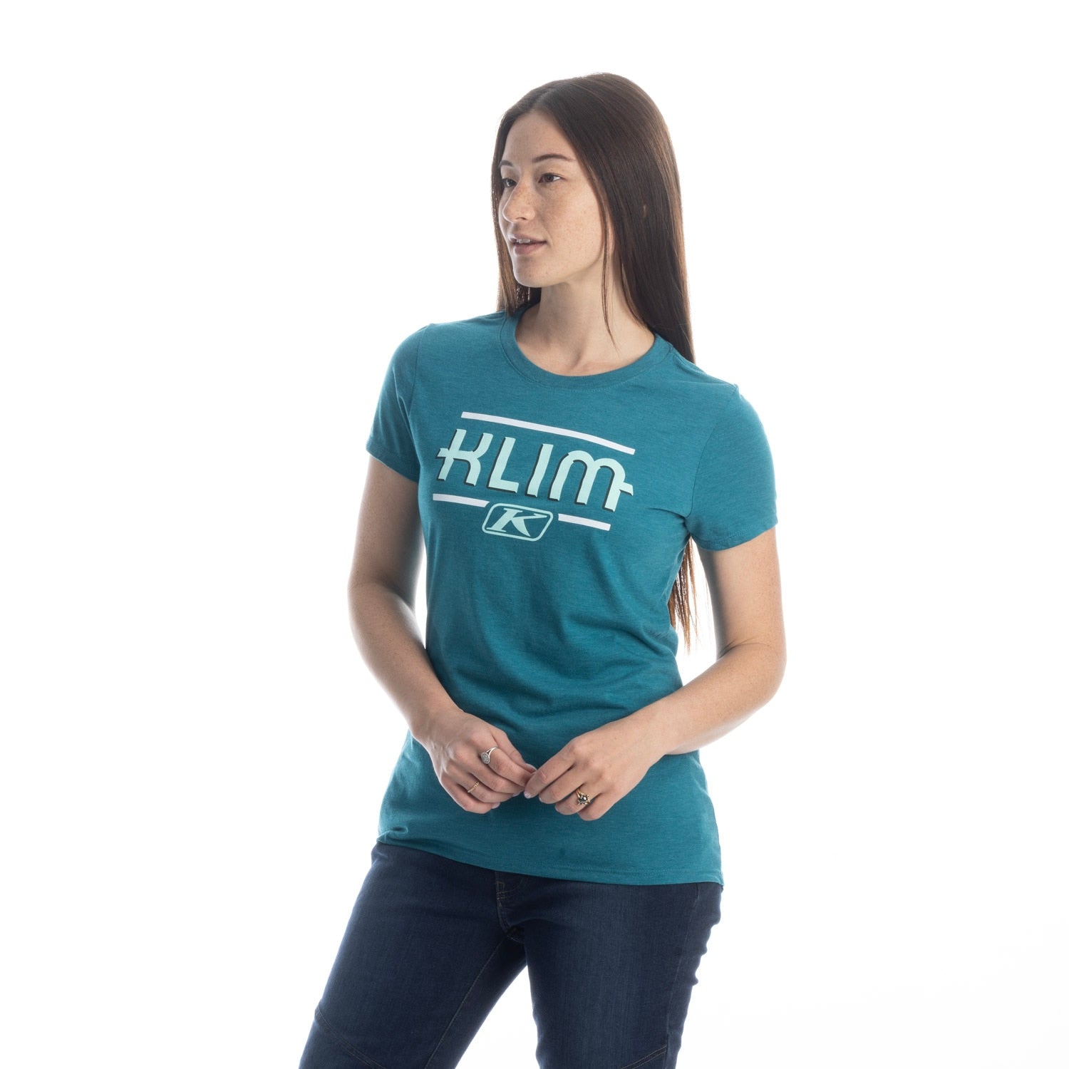 Kute Corp SS T Heathered Teal - Beach Glass
