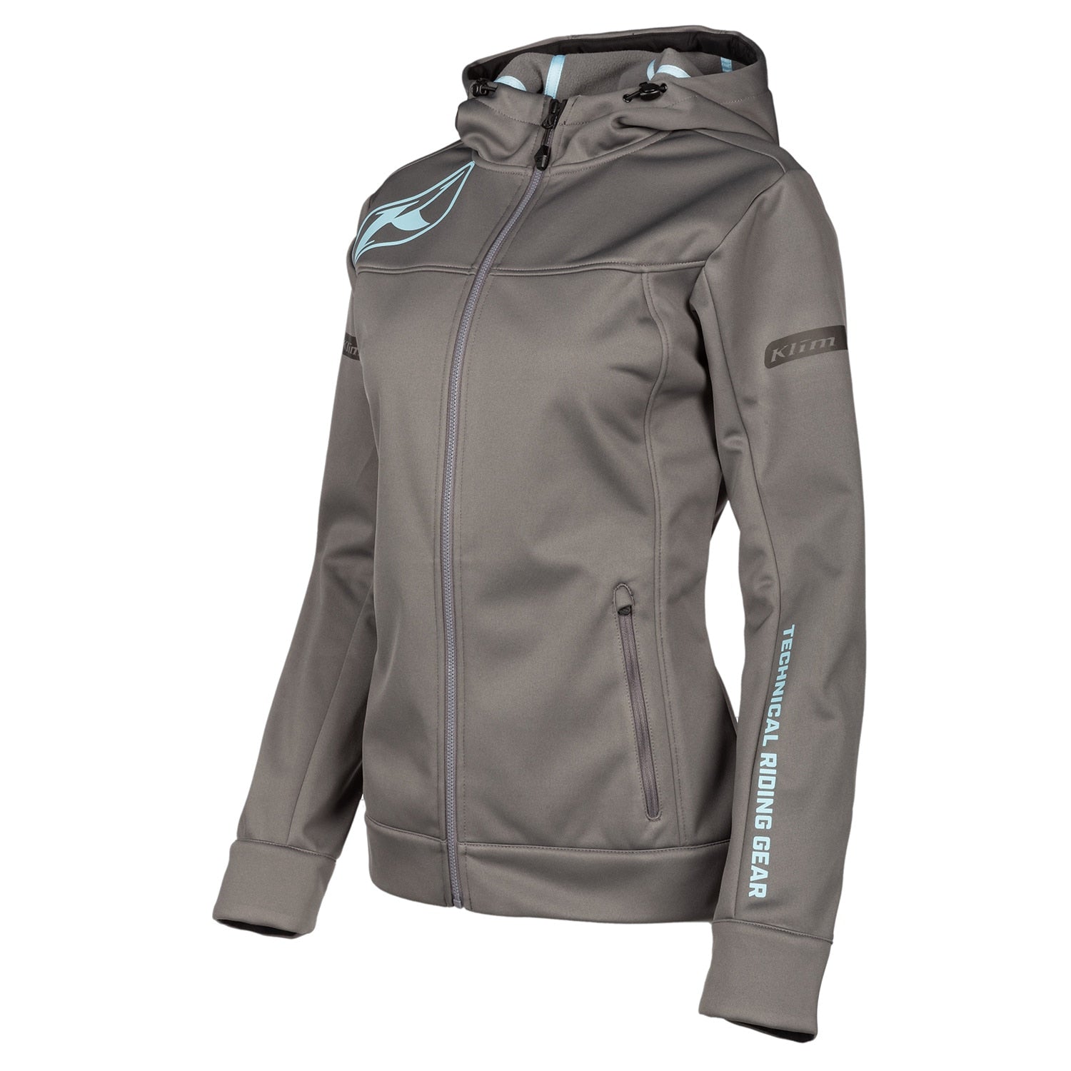 Evolution Hoodie Castlerock - Crystal Blue