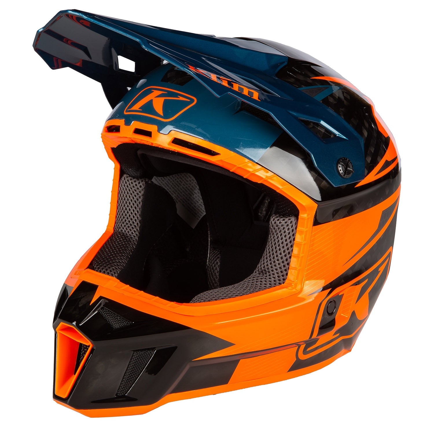 F3 Carbon Pro Visor Striker Petrol Orange