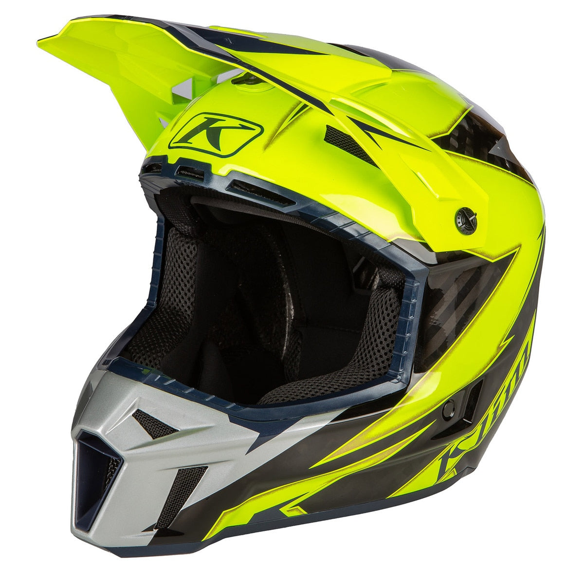 F3 Visor Lightning Hi-Vis