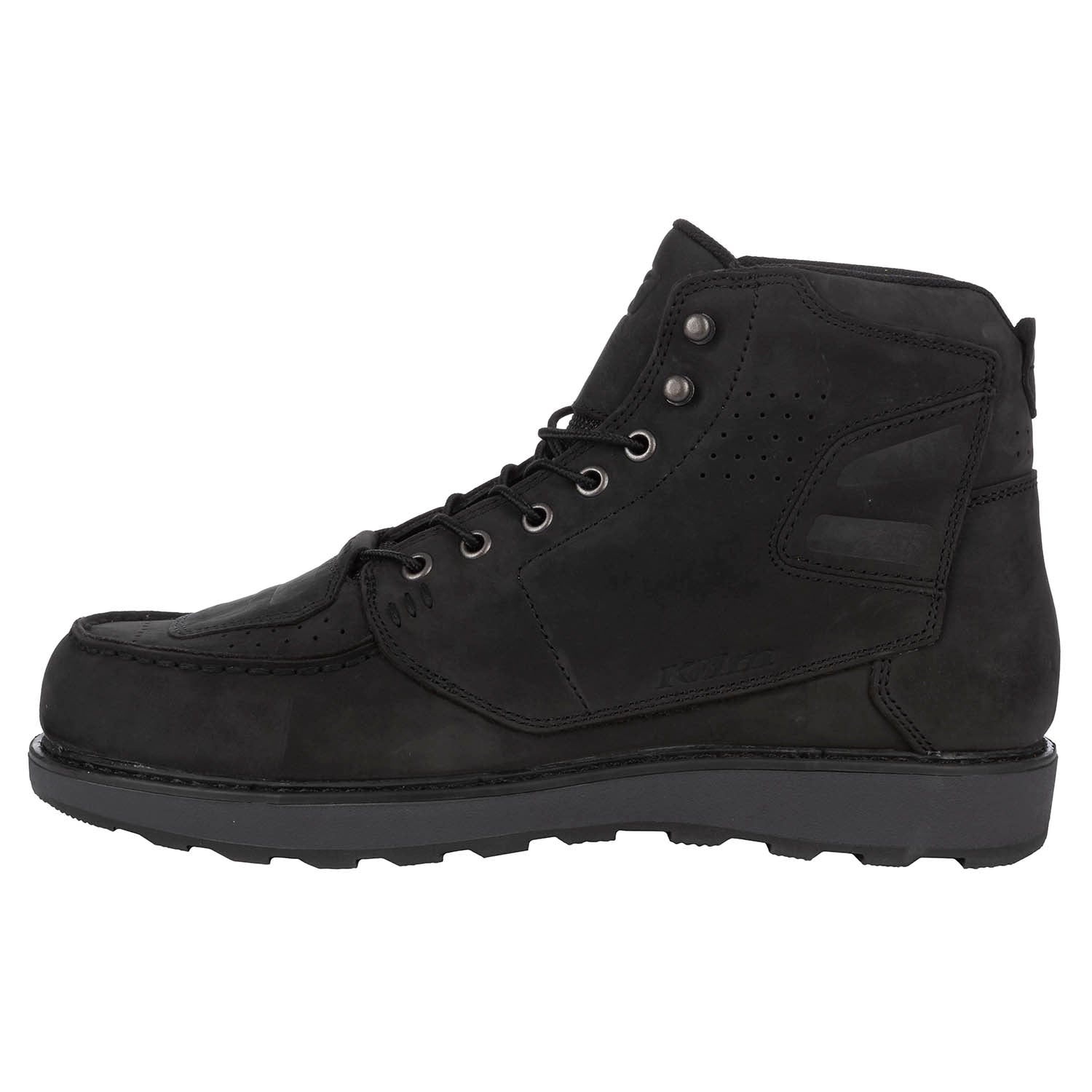 Blak Jak Leather Boot Gunmetal Black