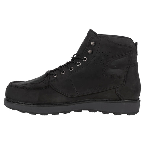 Blak Jak Leather Boot Gunmetal Black