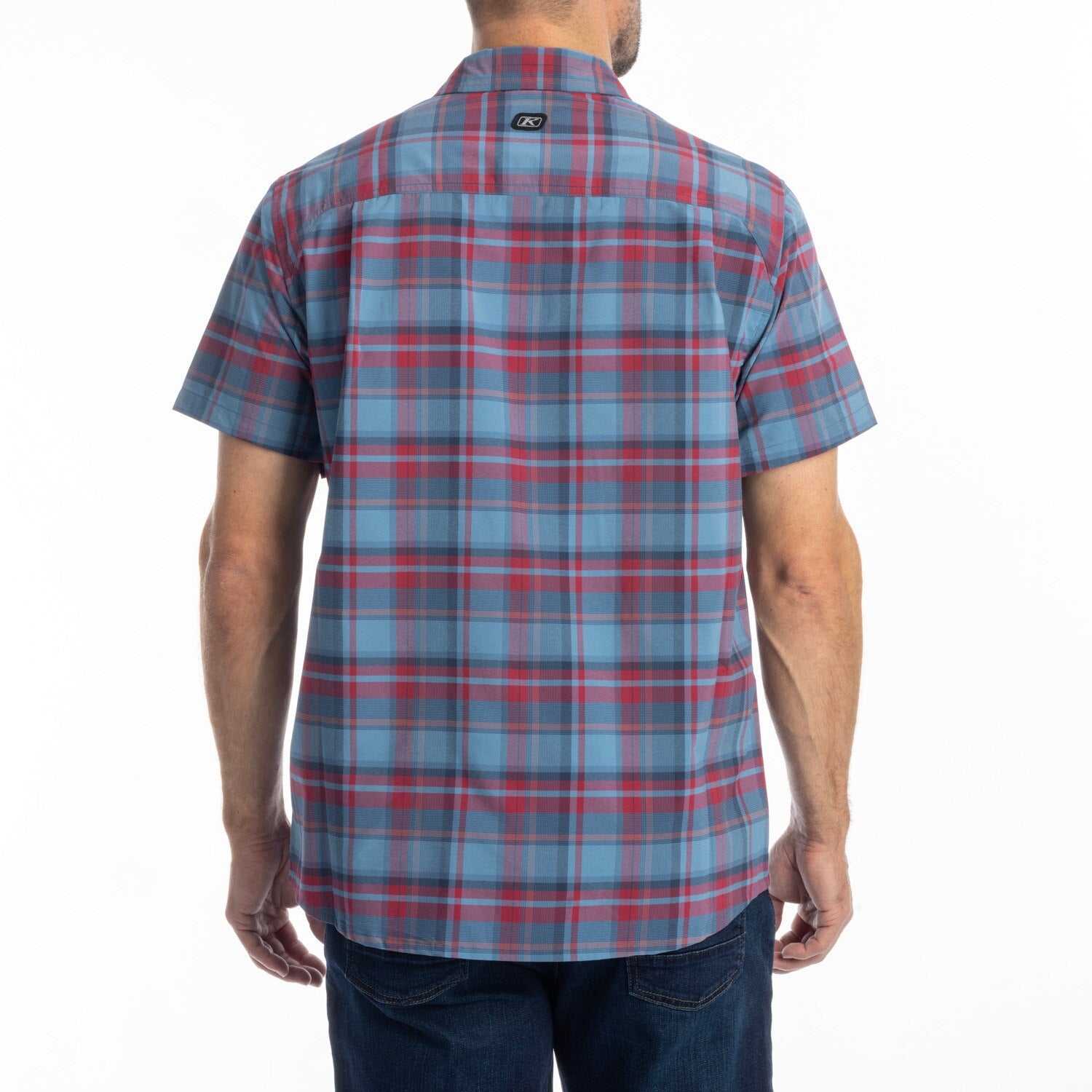 Klim Pantoll Stretch Shirt Blue Fusion - Biking Red