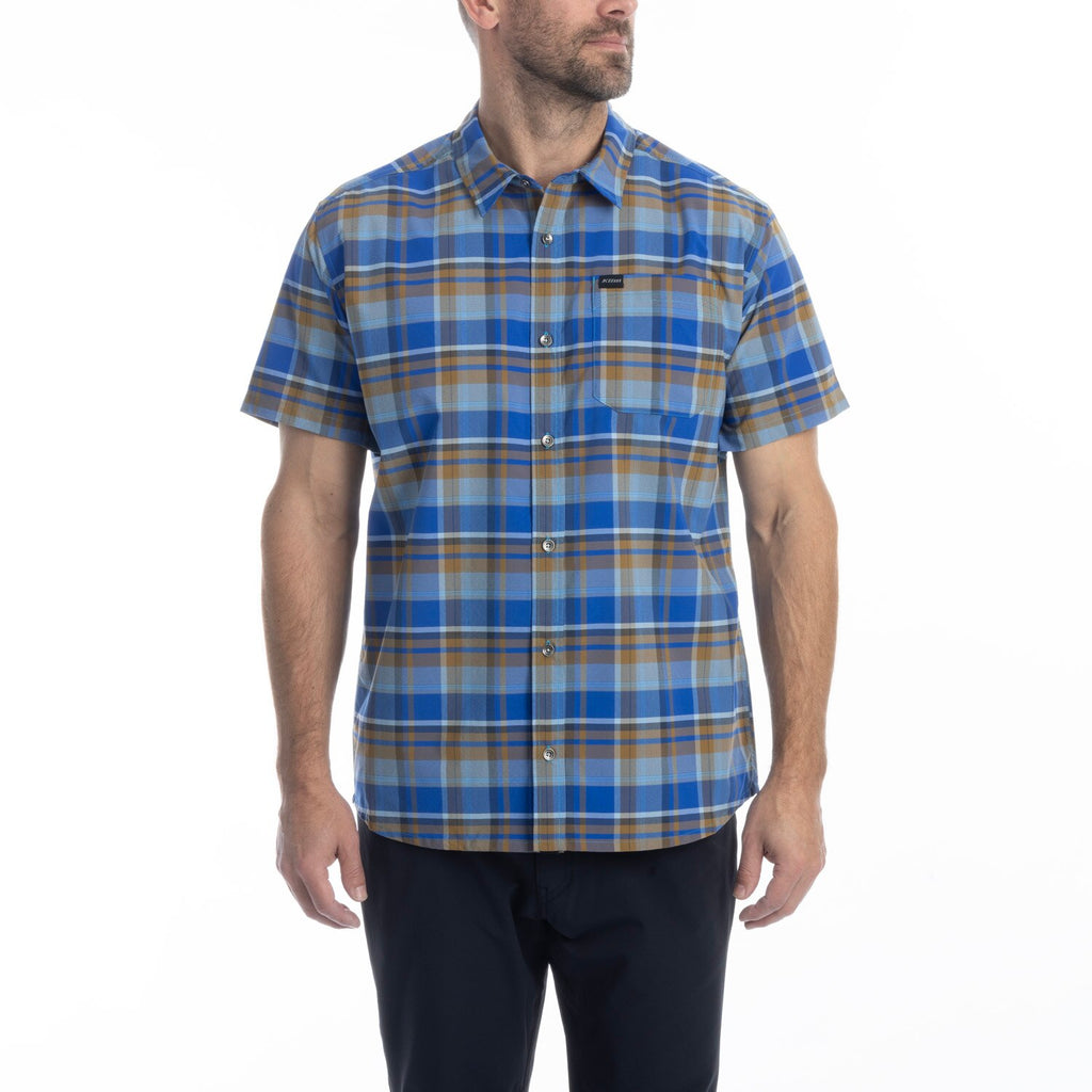 Klim Pantoll Stretch Shirt Dress Blues - Blue Danube