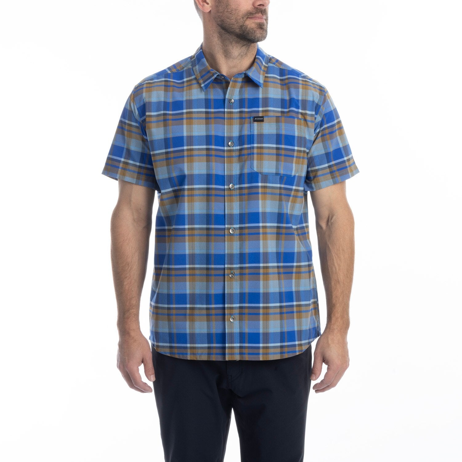 Klim Pantoll Stretch Shirt Dress Blues - Blue Danube