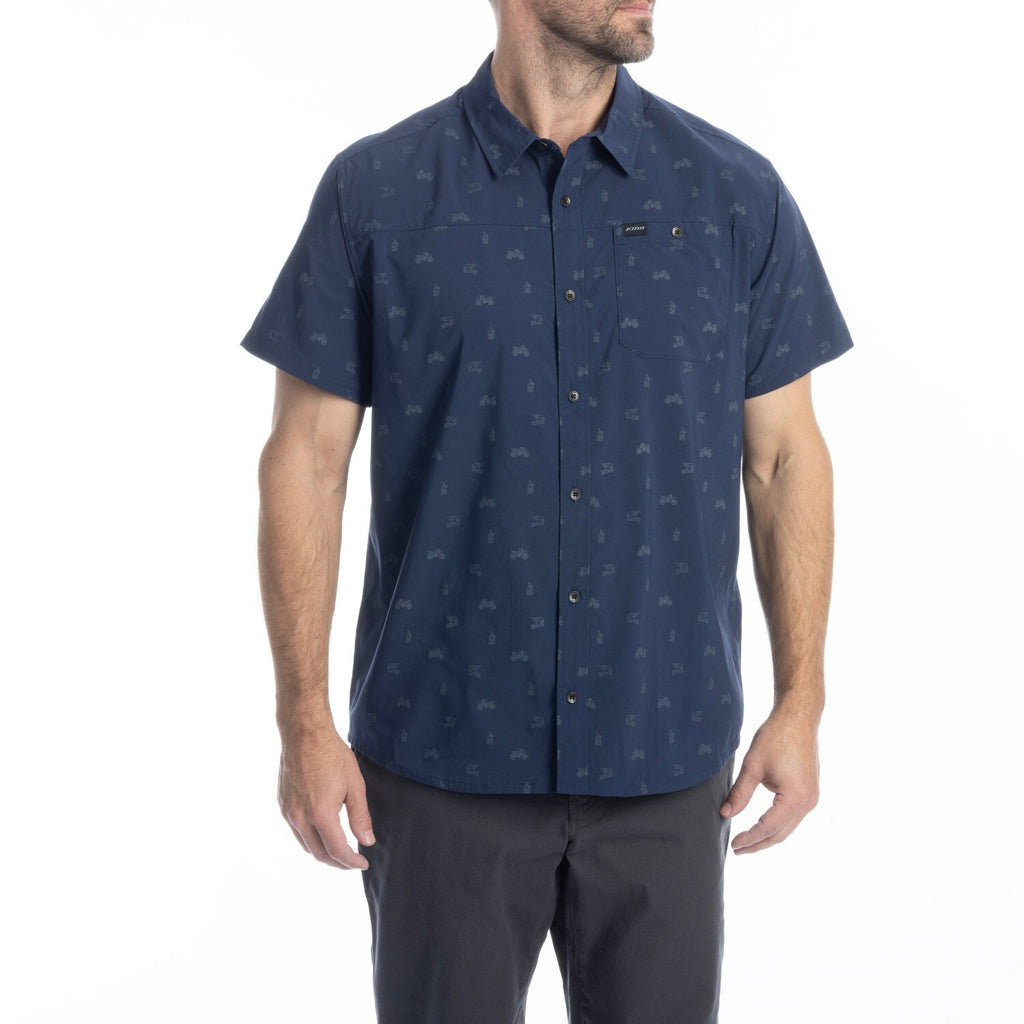 Klim Rambler Stretch Shirt Dress Blues
