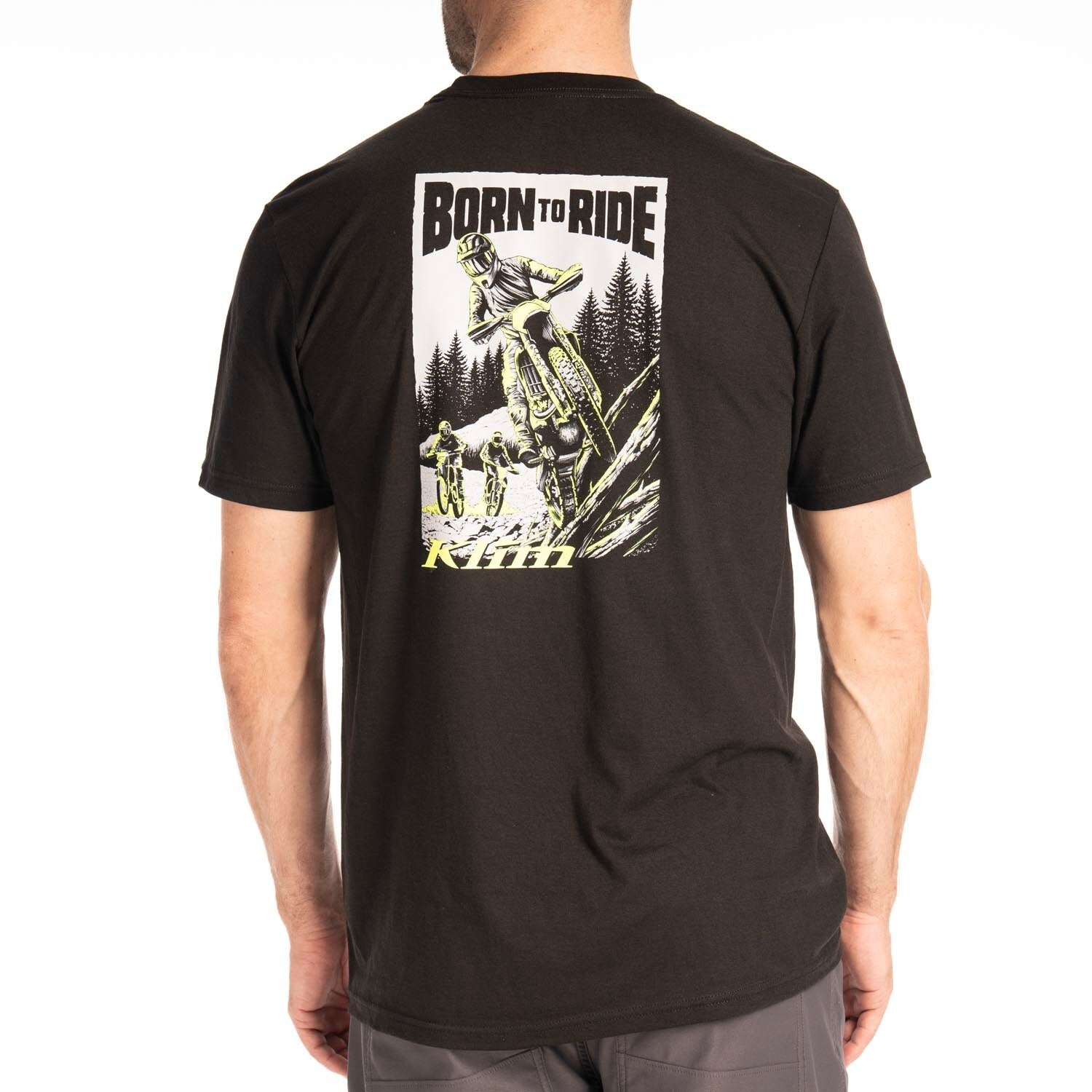 Klim Saddle Mountain Tri-blend Tee Black - Hi-Vis