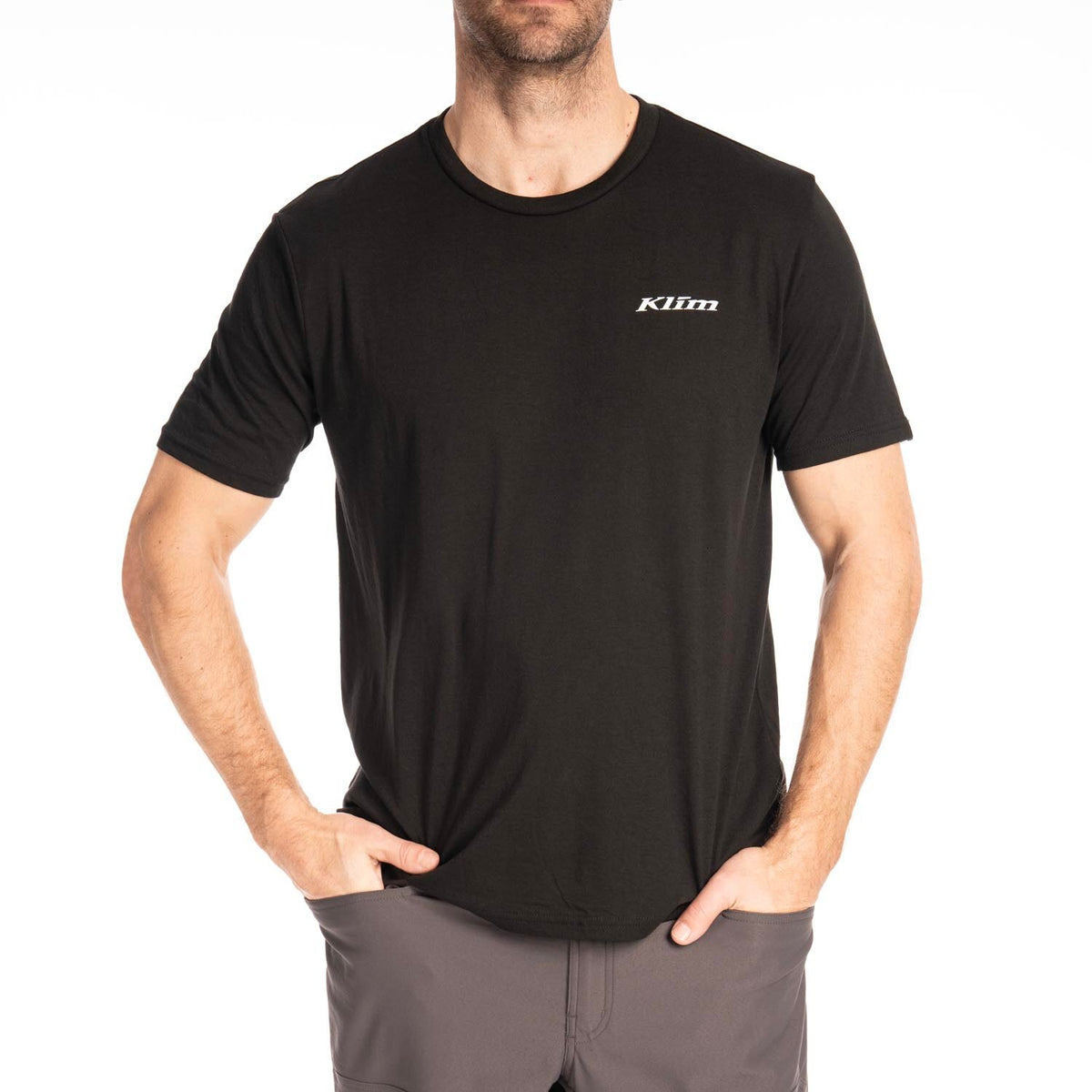 Klim Hawley Tri-blend Tee Black - Russet Orange