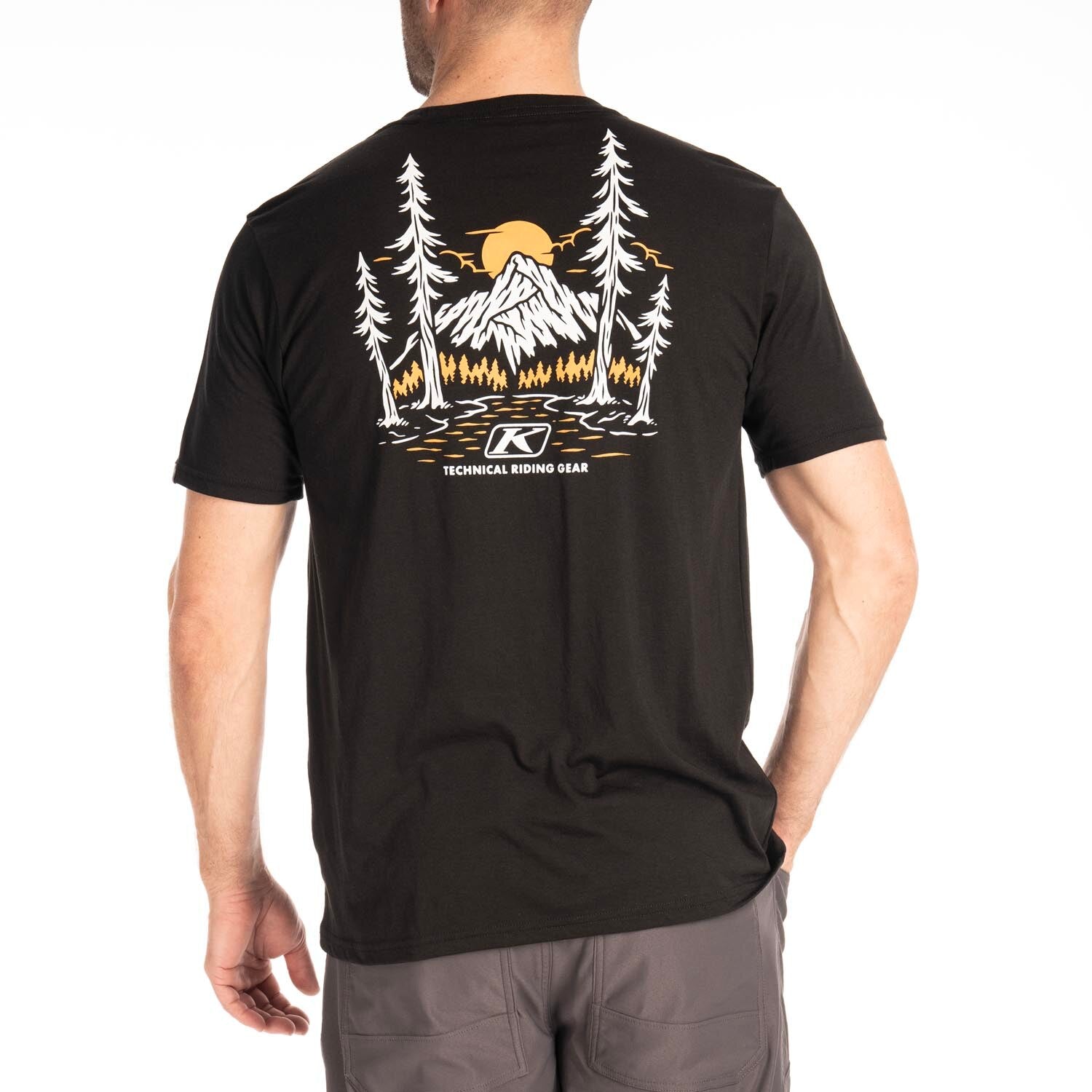 Klim Hawley Tri-blend Tee Black - Russet Orange