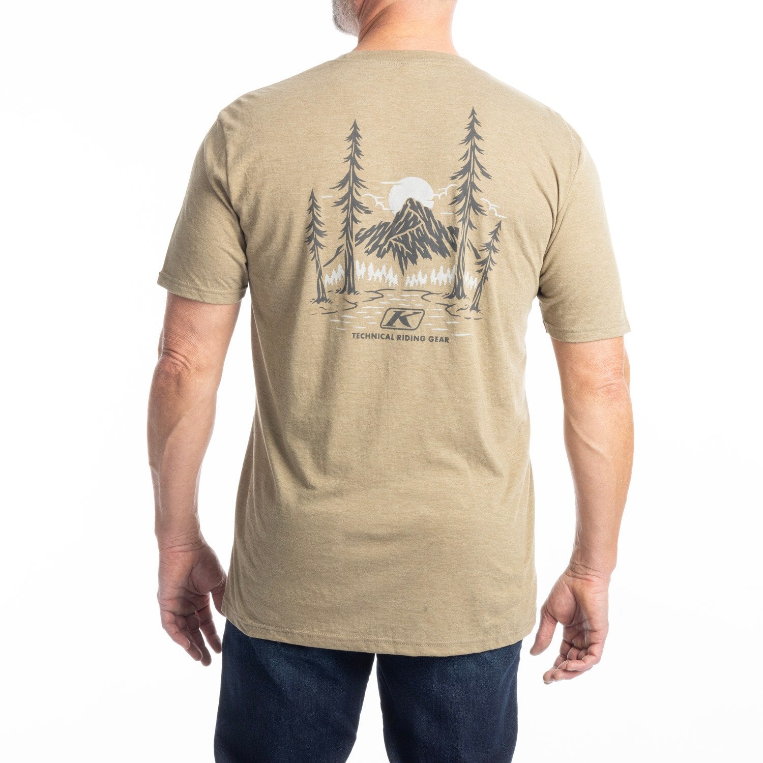 Klim Hawley Tri-blend Tee Coyote Brown Heather - High-rise