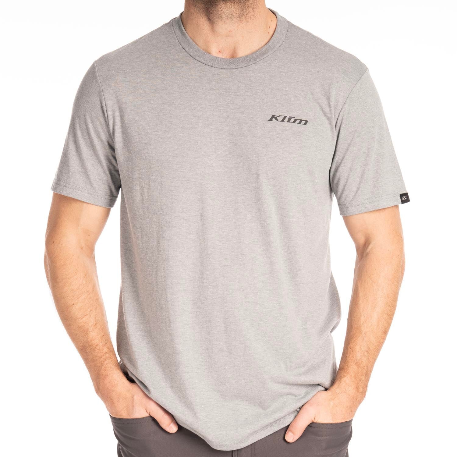 Klim Hawley Tri-blend Tee Heathered Gray - Hi-Vis