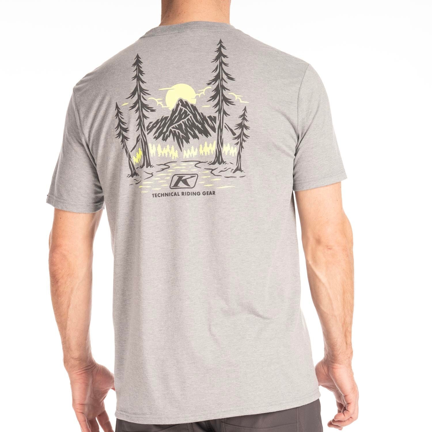 Klim Hawley Tri-blend Tee Heathered Gray - Hi-Vis