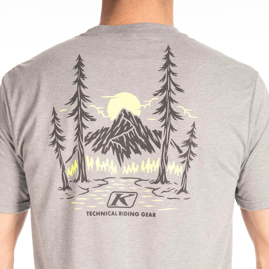 Klim Hawley Tri-blend Tee Heathered Gray - Hi-Vis
