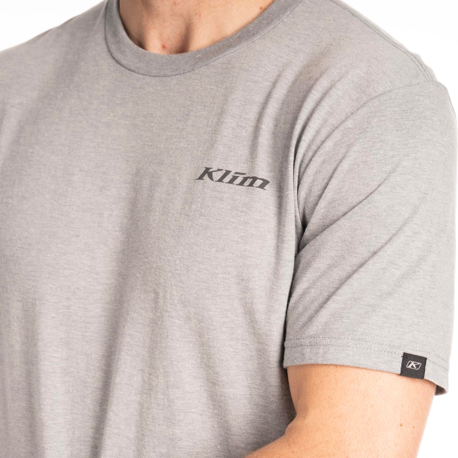 Klim Hawley Tri-blend Tee Heathered Gray - Hi-Vis