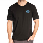 Klim Live to Ride Tri-blend Tee Black - Imperial Blue