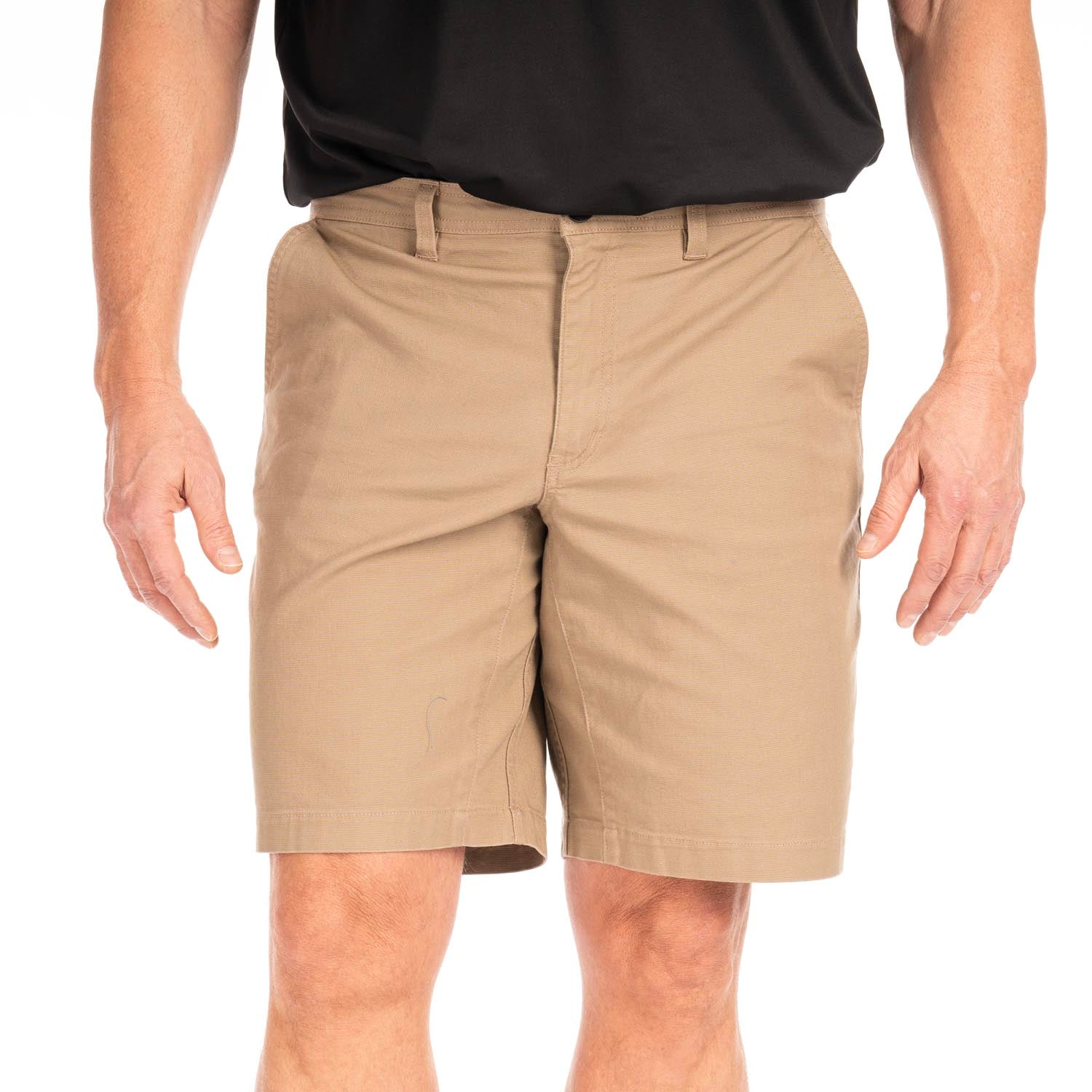 Utility Stretch Canvas Short - lead gray