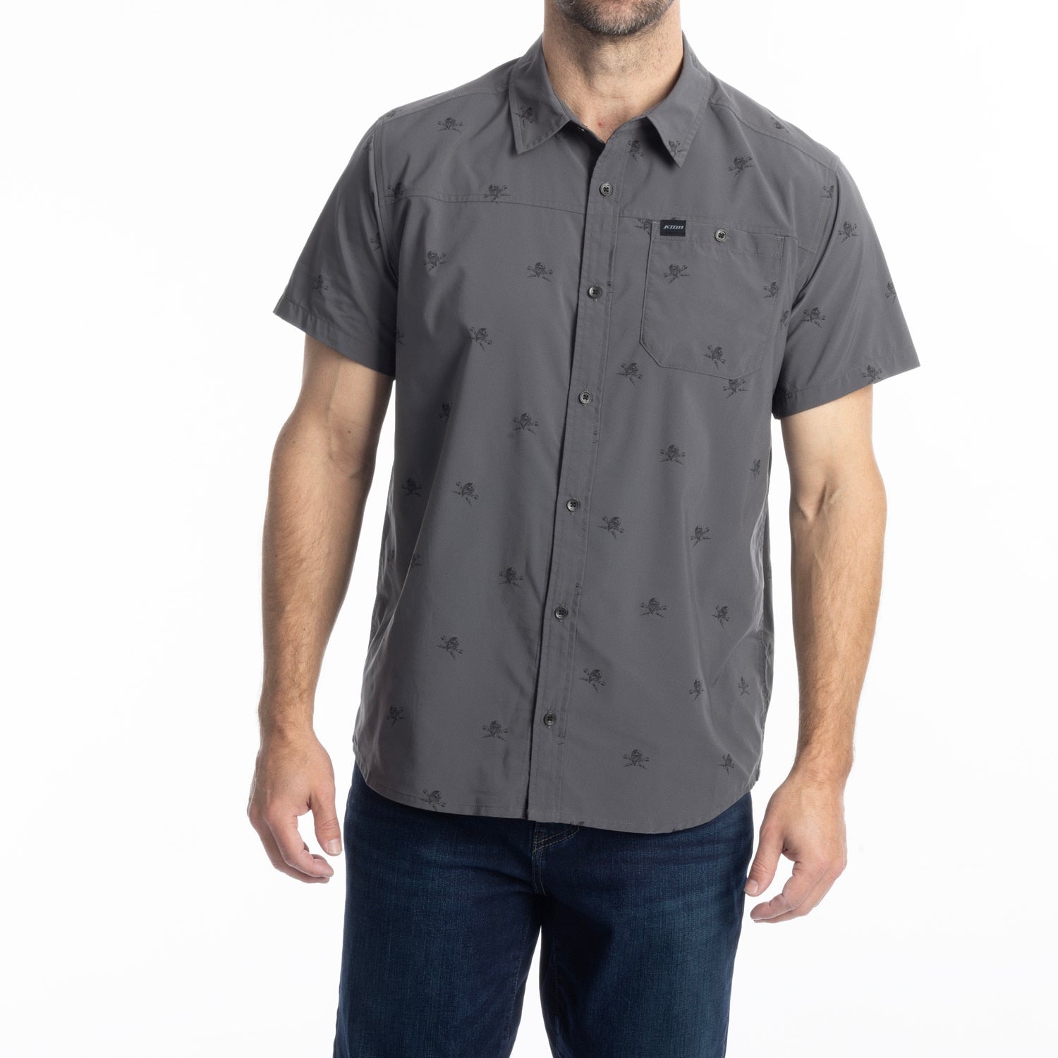 Petrol Stretch Shirt - Asphalt