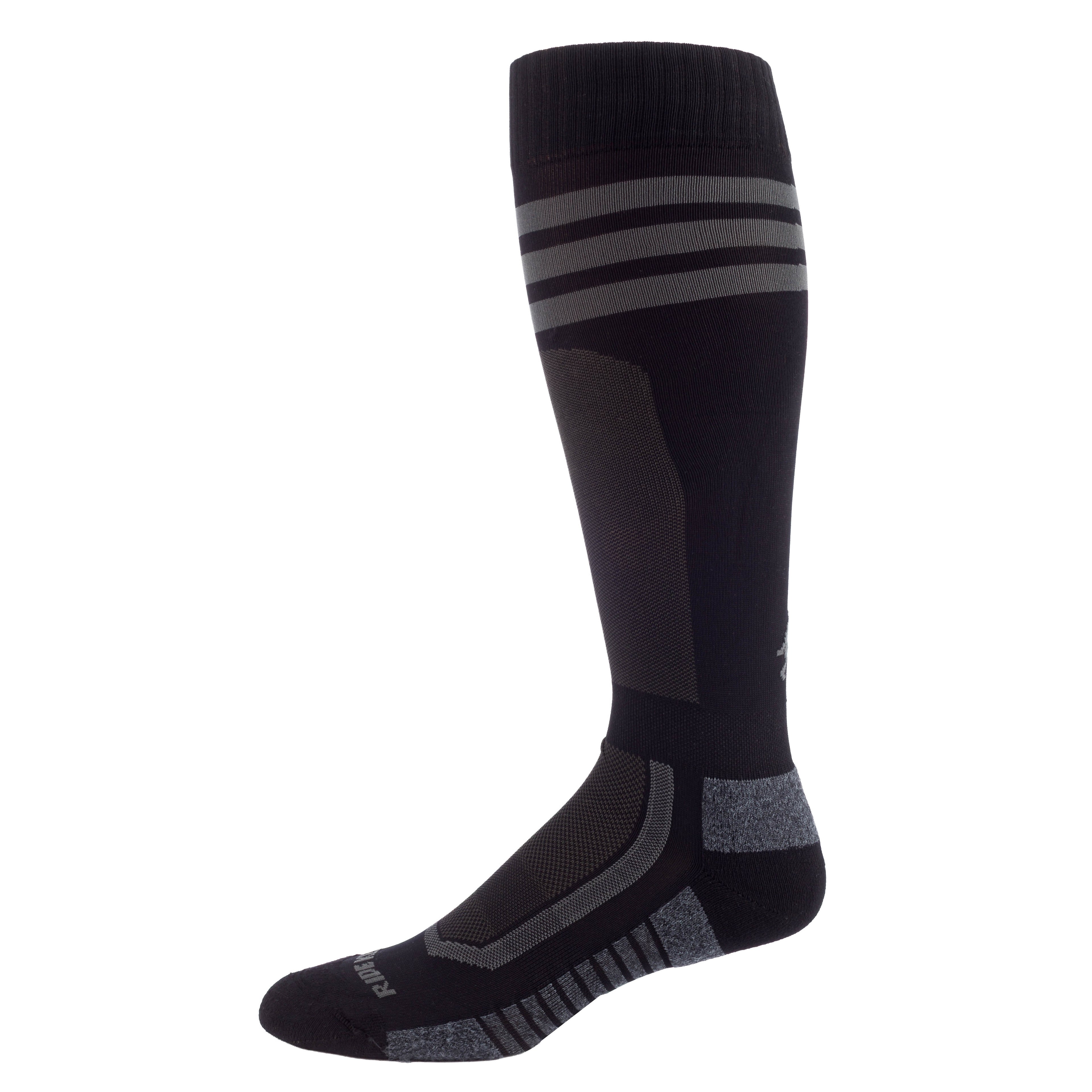 Aggressor Vented Sock Gameday Black Asphalt