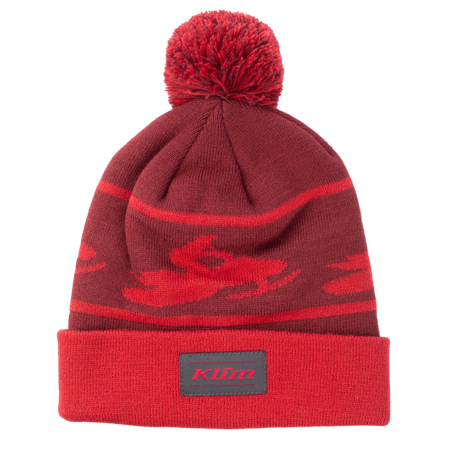 Bomber Beanie - Cabernet - Chili Pepper