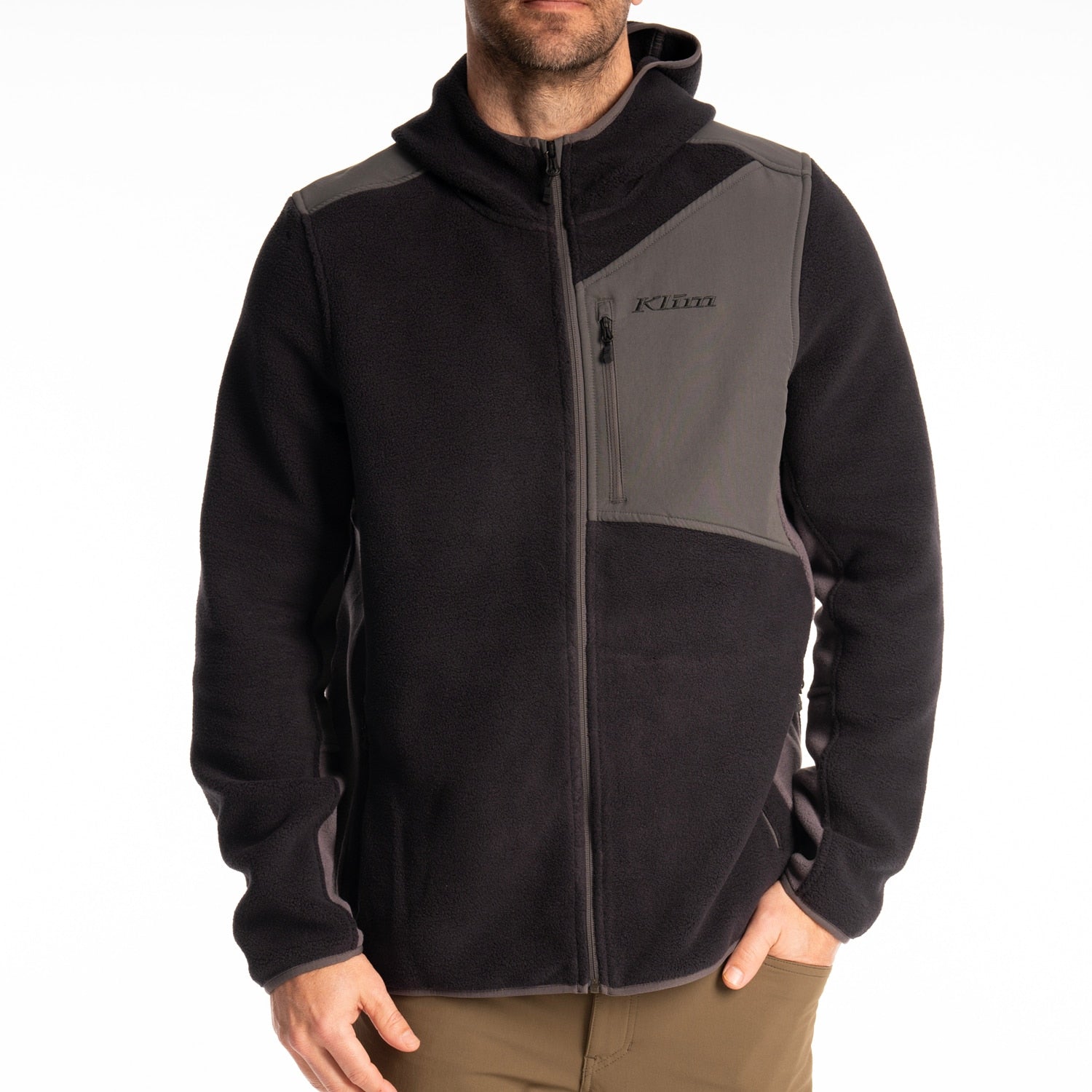 Teton Crest Fleece Hoodie - Black - Asphalt