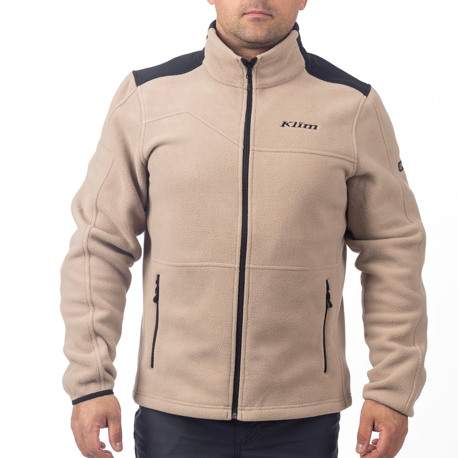 Teton Crest Fleece Jacket - Montana Tan - Black