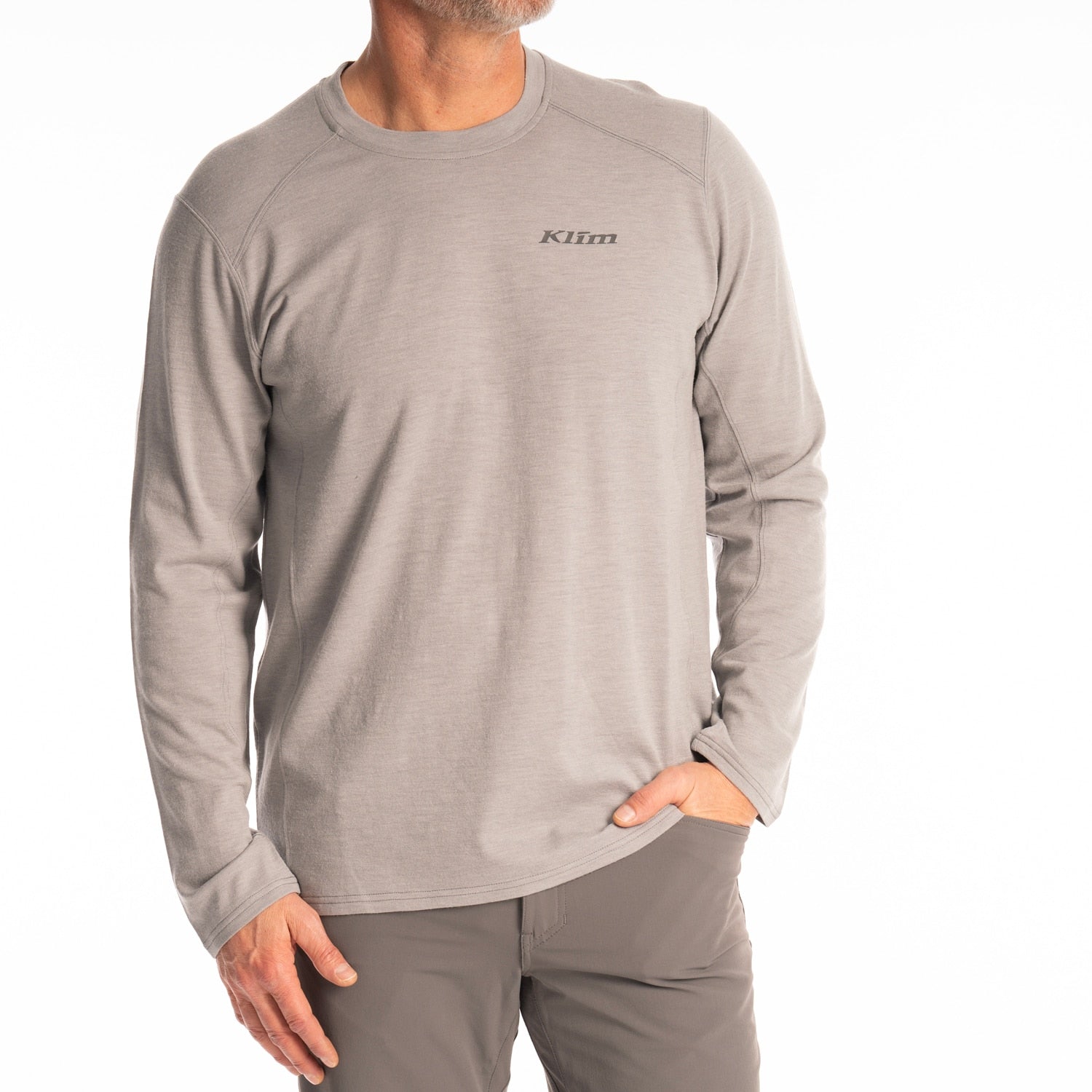 Mesa Falls Wool Long Sleeve Shirt - Monument