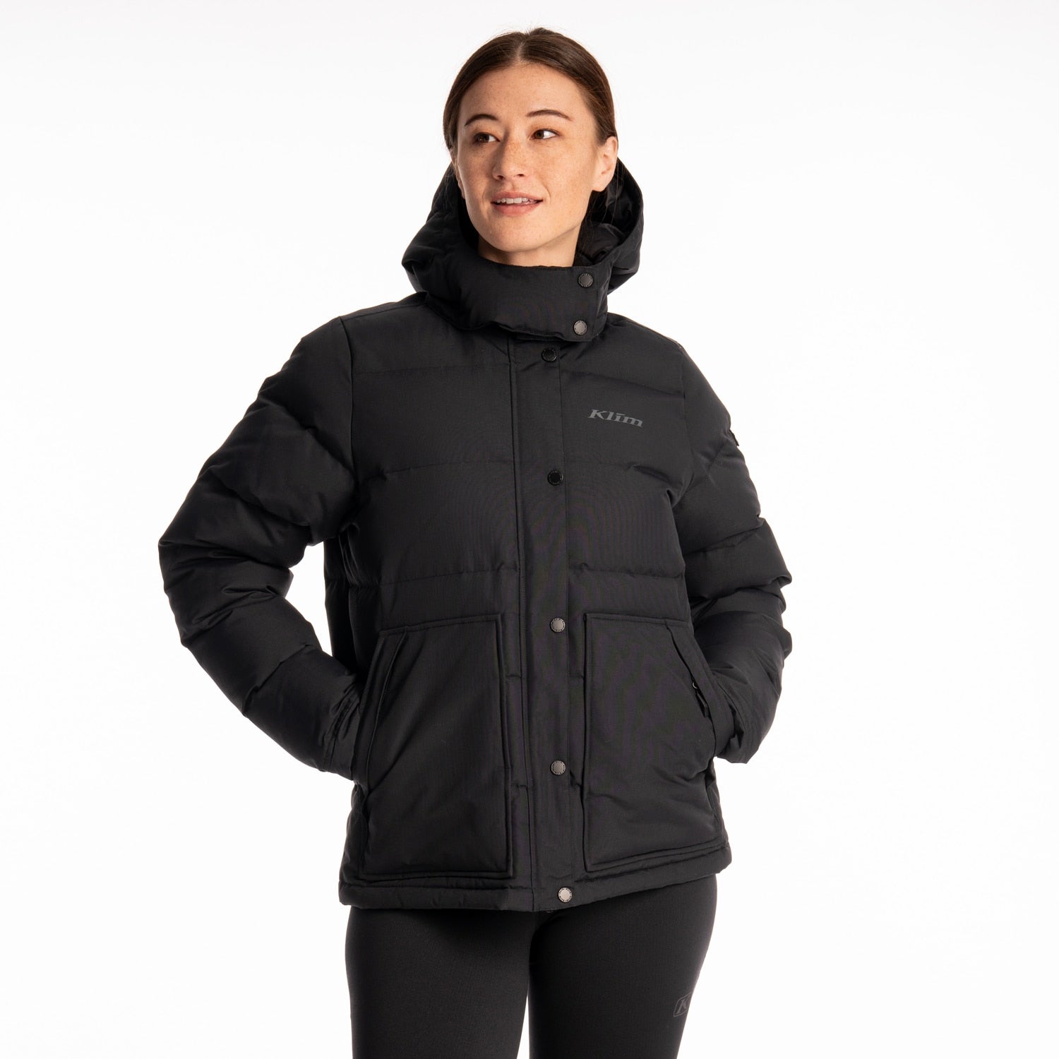 Pine Haven Down Hooded Jacket - Black
