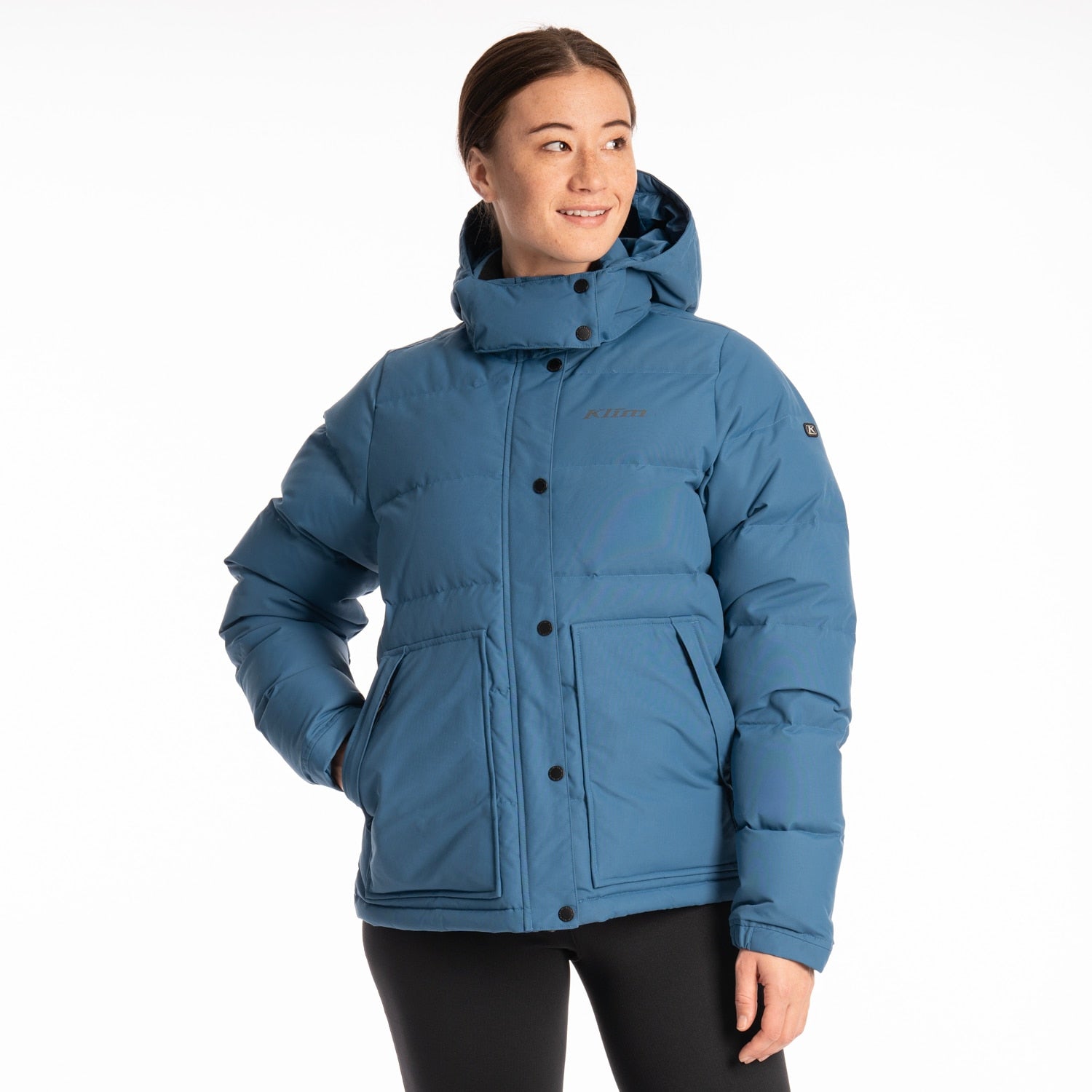 Pine Haven Down Hooded Jacket - Dark Blue