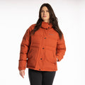 Pine Haven Down Hooded Jacket - Picante